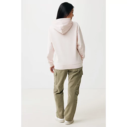 Iqoniq Yengo Hoodie avec poches latérales en rec. coton, cloud pink, Image 9