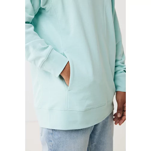 Iqoniq Yengo Hoodie avec poches latérales en rec. coton, crushed mint, Image 18