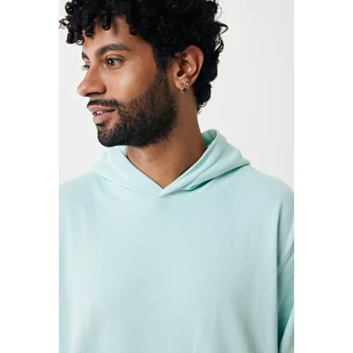 Iqoniq Yengo Hoodie avec poches latérales en rec. coton, crushed mint, Image 17