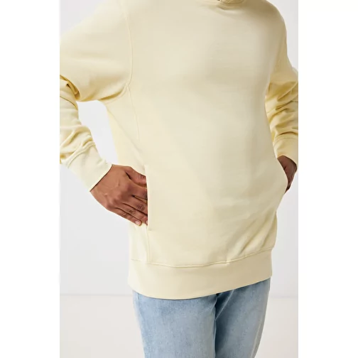 Iqoniq Yengo Hoodie avec poches latérales en rec. coton, cream yellow, Image 13