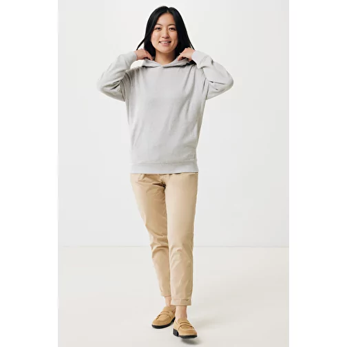 Iqoniq Yengo Hoodie avec poches latérales en rec. coton, light heather grey, Image 5