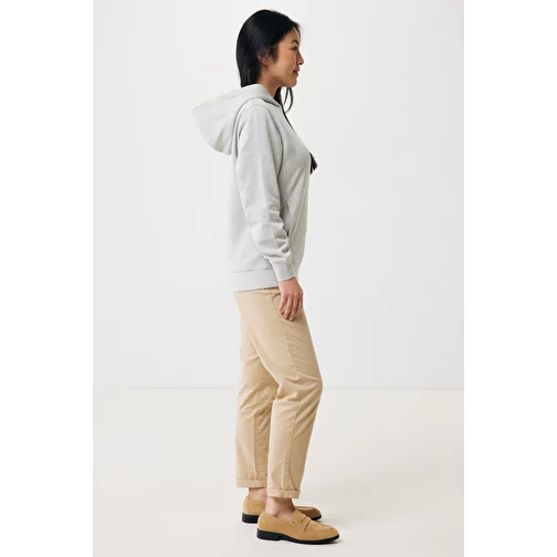 Iqoniq Yengo Hoodie avec poches latérales en rec. coton, light heather grey, Image 6