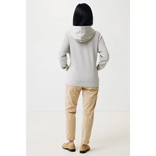 Iqoniq Yengo Hoodie avec poches latérales en rec. coton, light heather grey, Image 7