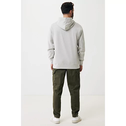 Iqoniq Yengo Hoodie avec poches latérales en rec. coton, light heather grey, Image 13