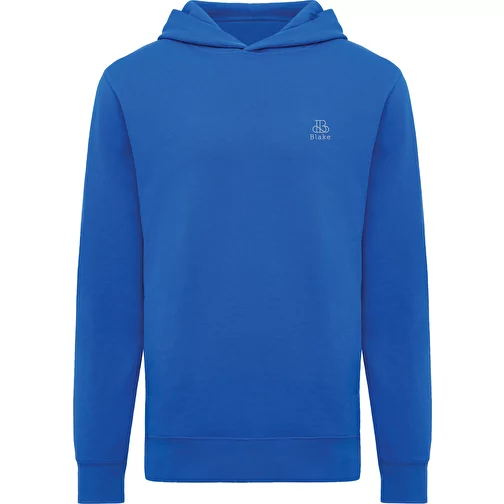 Iqoniq Yengo Hoodie avec poches latérales en rec. coton, bleu roi, Image 3