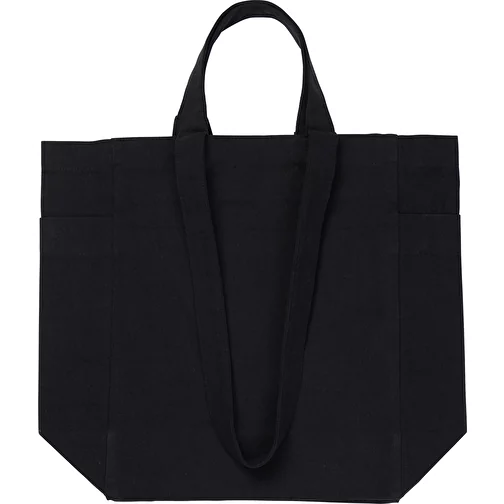 VINGA Hilo AWARET Sac à fermeture éclair en toile rec., noir, Image 4