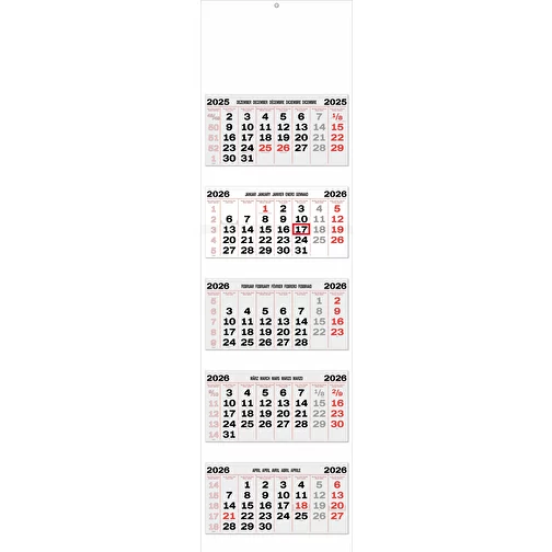 calendrier 5 mois 'Birmingham, Image 1
