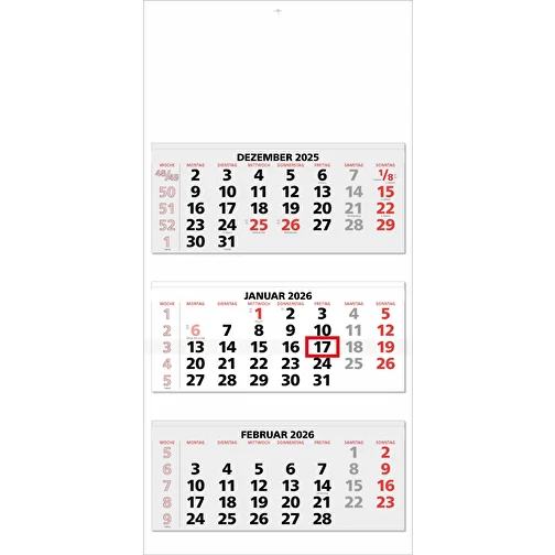 calendrier 3 mois 'Trondheim, Image 1