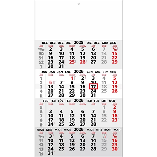 calendrier 4 mois 'Gênes, Image 1