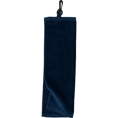 Serviette de bain en velours bleu avec impression par transfert, Image 1