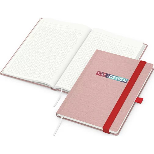 Carnet de notes Ocean-Book Recycling, rouge, Image 2