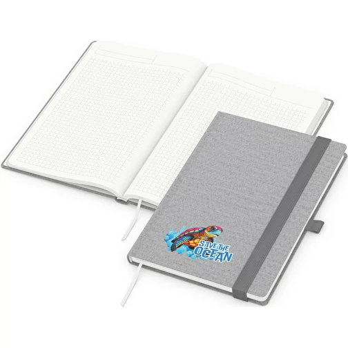 Carnet de notes Ocean-Book Recycling, gris, Image 1