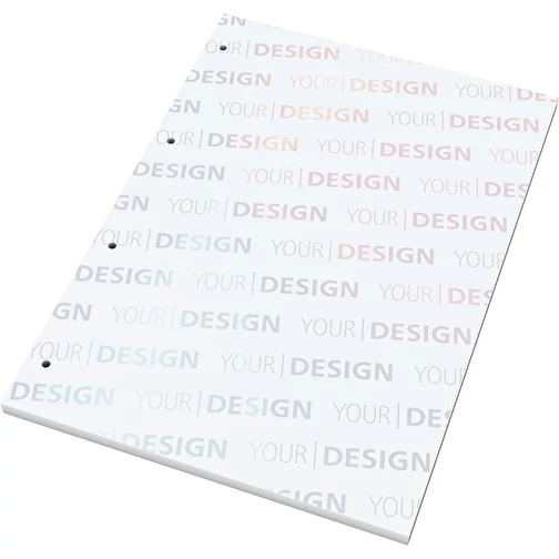 Bloc-notes Bestseller, A4, 100 feuilles avec 4 perforations de classement, Image 2