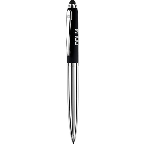 Roubill Nautic Touch Pad Pen Drehkugelschreiber , rou bill by Senator, schwarz, Metall, 14,00cm x 1,50cm x 1,10cm (Länge x Höhe x Breite), Bild 1