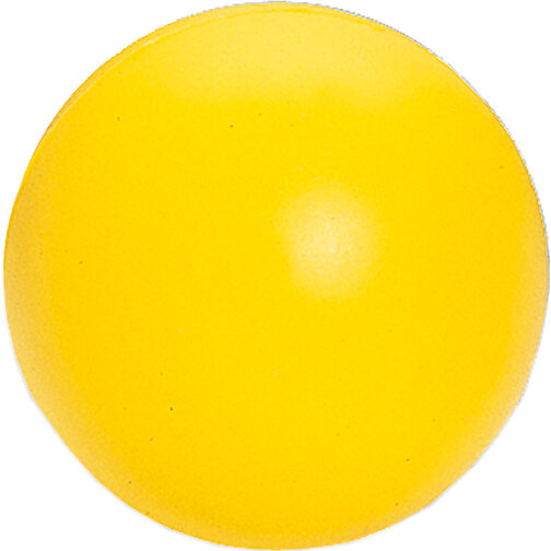 Ball , gelb, Polyurethanschaum, 7,00cm x 7,00cm x 7,00cm (Länge x Höhe x Breite), Bild 1
