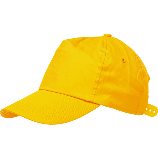 5-Panel-Cap RACING , gelb, 100% Baumwolle, 1,00cm (Länge), Bild 1