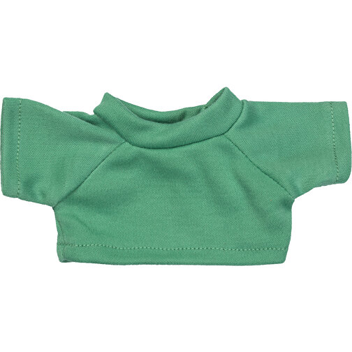 Mini-T-Shirt , grün, 100% Polyester, 8,00cm x 0,50cm x 15,00cm (Länge x Höhe x Breite), Bild 1