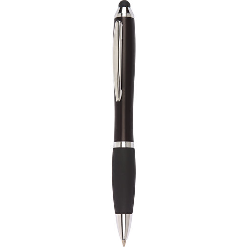 Kugelschreiber SWAY TOUCH , schwarz, Kunststoff / Stahl, 13,50cm (Länge), Bild 1