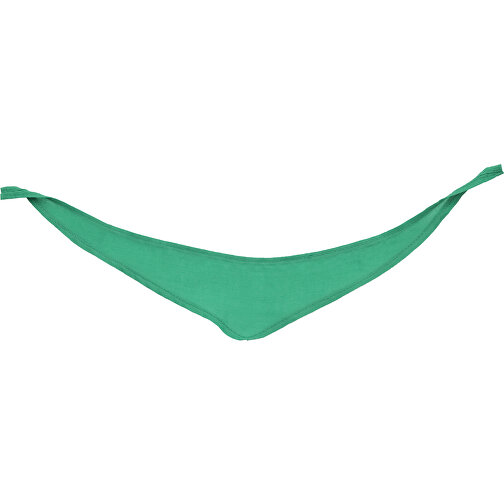 Dreiecktuch , grün, 100% Polyester, 36,50cm x 0,20cm x 6,50cm (Länge x Höhe x Breite), Bild 1