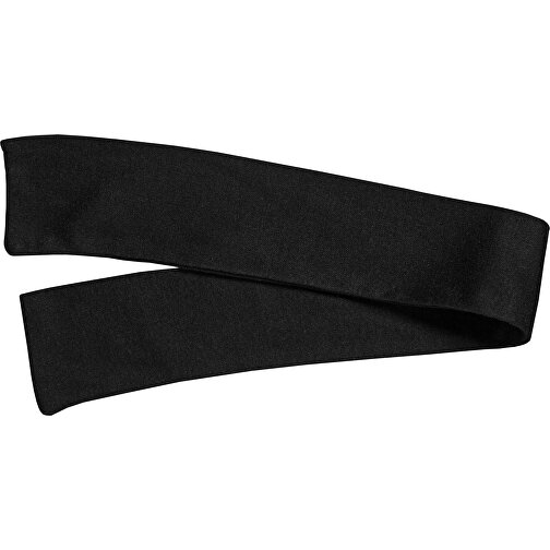 Schal , schwarz, 100% Polyester, 46,00cm x 0,30cm x 5,00cm (Länge x Höhe x Breite), Bild 1