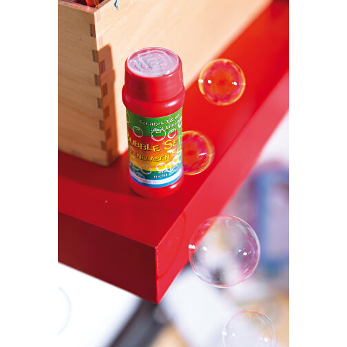 Seifenblasen AIR BUBBLE, 4 Sortierte Farben, Preis Pro Stück , blau, gelb, grün, rot, Kunststoff, 9,00cm (Höhe), Bild 2