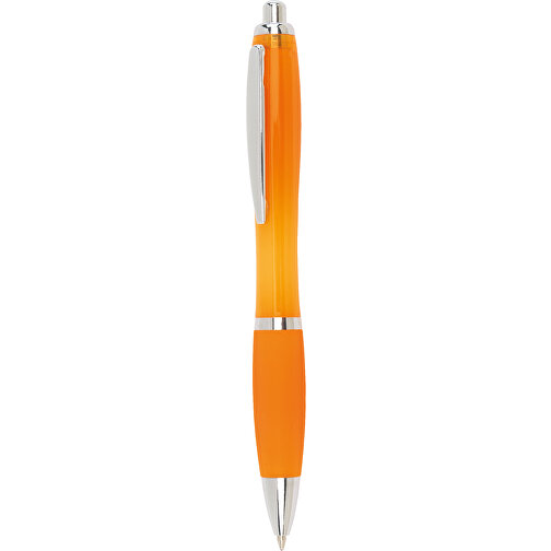 Kugelschreiber SWAY , orange, Kunststoff / Stahl, 14,00cm (Länge), Bild 1