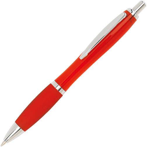 Kugelschreiber SWAY , rot, Kunststoff / Stahl, 14,00cm (Länge), Bild 2