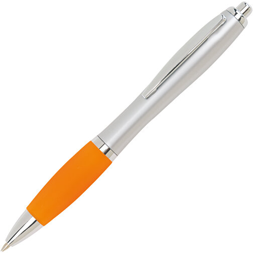 Kugelschreiber SWAY , orange, silber, Kunststoff / Stahl, 14,00cm (Länge), Bild 2