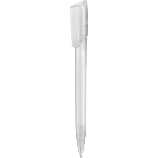 Kugelschreiber TWISTER FROZEN , Ritter-Pen, weiß-frost, ABS-Kunststoff, 14,50cm (Länge), Bild 1