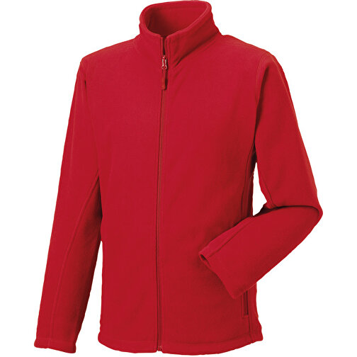 Outdoor Fleece Mit D. Reißverschluss , Russell, rot, 100 % Polyester, 2XL, , Bild 1