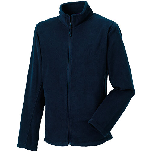 Outdoor Fleece Mit D. Reißverschluss , Russell, navy blau, 100 % Polyester, M, , Bild 1