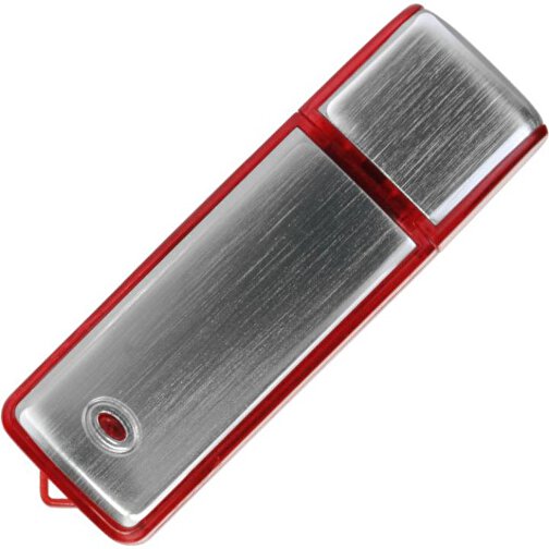 USB-Stick AMBIENT  4GB , Promo Effects MB , rot MB , 4 GB , Aluminium / Kunststoff MB , 3 - 10 MB/s MB , 6,70cm x 0,90cm x 2,10cm (Länge x Höhe x Breite), Bild 1