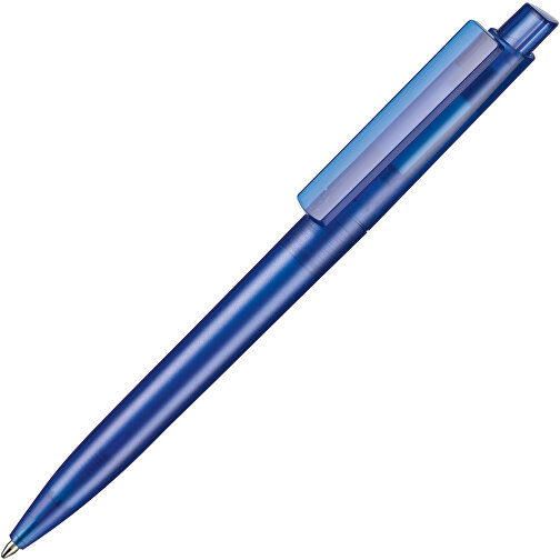 Kugelschreiber CREST FROZEN , Ritter-Pen, royalblau-TR/FR, ABS-Kunststoff, 14,90cm (Länge), Bild 2
