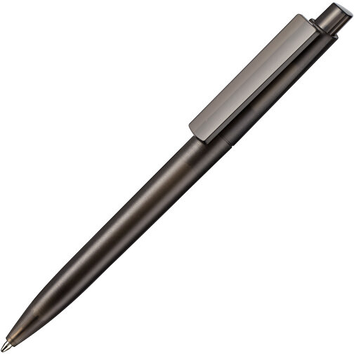 Kugelschreiber CREST FROZEN , Ritter-Pen, smoke-grey, ABS-Kunststoff, 14,90cm (Länge), Bild 2