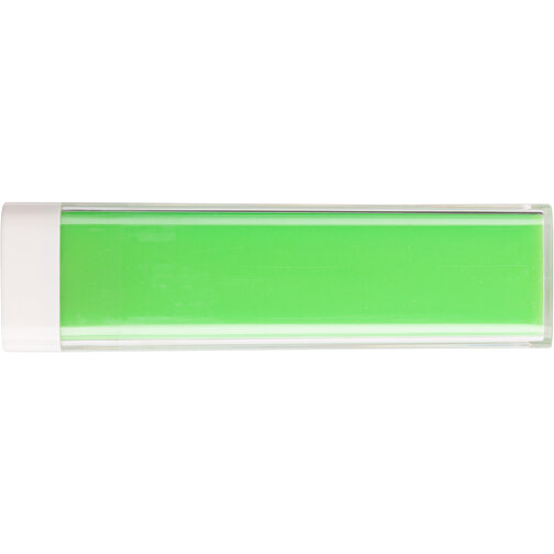 Power Bank Ramona Mit Kristall Box , Promo Effects, grün, Kunststoff (ABS), 9,20cm x 2,30cm x 2,30cm (Länge x Höhe x Breite), Bild 2