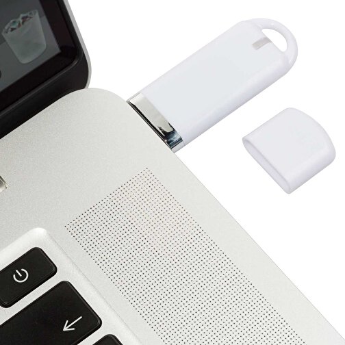 USB-Stick Focus Glänzend 2.0 16GB , Promo Effects MB , weiss MB , 16 GB , Kunststoff MB , 3 - 10 MB/s MB , , Bild 4