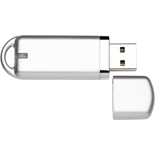 USB-Stick Focus Glänzend 2.0 4GB , Promo Effects MB , silber MB , 4 GB , Kunststoff MB , 3 - 10 MB/s MB , , Bild 3