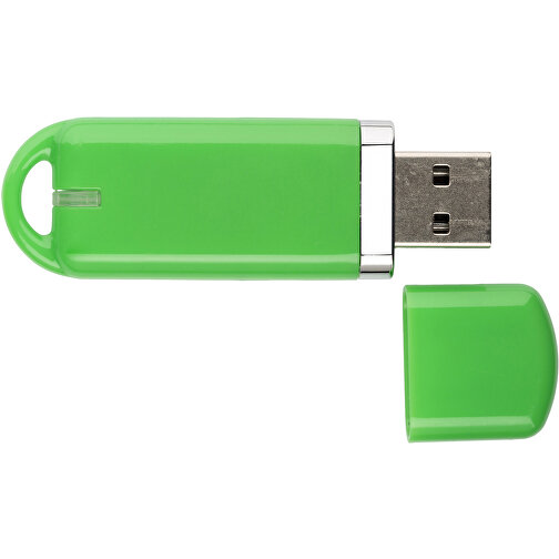 USB-Stick Focus Glänzend 3.0 8GB , Promo Effects MB , grün MB , 8 GB , Kunststoff MB , 10 - 45 MB/s MB , , Bild 3