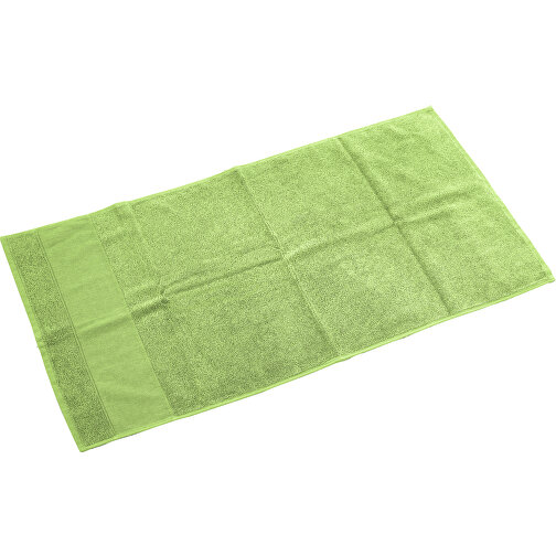 Handtuch Mari 50 X 100 Cm Grasgrün , grün, 100 % Baumwolle, 26,00cm x 4,00cm x 19,00cm (Länge x Höhe x Breite), Bild 2