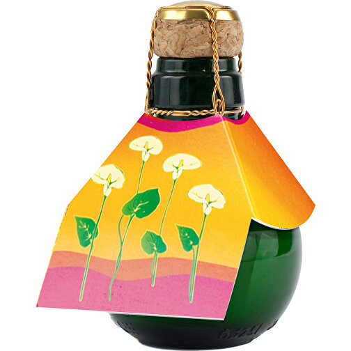 Kleinste Sektflasche Der Welt! Calla - Ohne Geschenkkarton , Glas, 7,50cm x 12,00cm x 7,50cm (Länge x Höhe x Breite), Bild 1