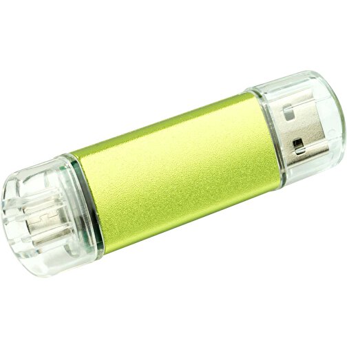 USB-Stick ALU SMART 2.0 8GB , Promo Effects MB , grün MB , 8 GB , Aluminium MB , 3 - 10 MB/s MB , 3,80cm x 1,75cm (Länge x Breite), Bild 1