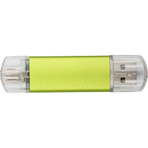 USB-Stick ALU SMART 2.0 8GB , Promo Effects MB , grün MB , 8 GB , Aluminium MB , 3 - 10 MB/s MB , 3,80cm x 1,75cm (Länge x Breite), Bild 2
