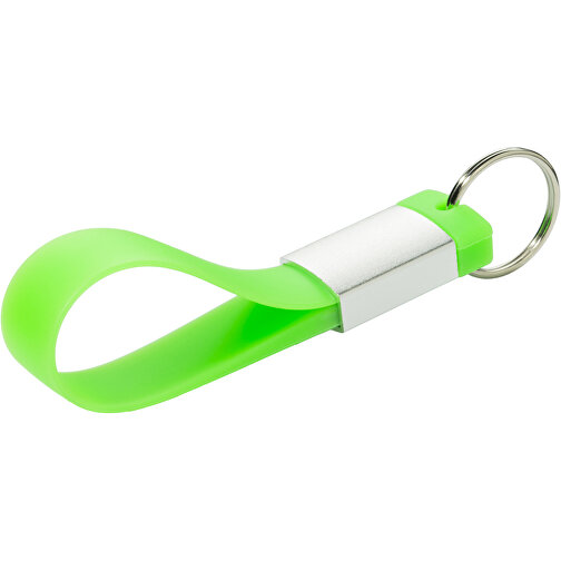 USB-Stick Schlaufe 2.0 2GB , Promo Effects MB , grün MB , 2 GB , Kunststoff MB , 3 - 10 MB/s MB , 12,10cm x 1,65cm (Länge x Breite), Bild 1