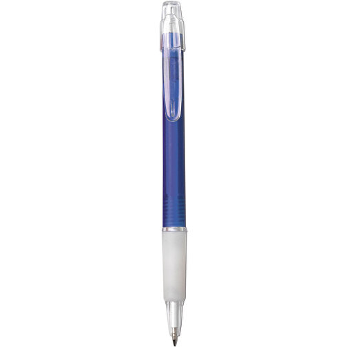 Kugelschreiber Carmen , blau, AS, Kautschuk, , Bild 1