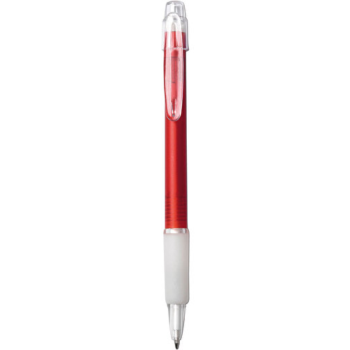 Kugelschreiber Carmen , rot, AS, Kautschuk, , Bild 1