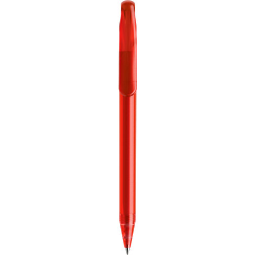 Prodir DS1 TFF Twist Kugelschreiber , Prodir, rot, Kunststoff, 14,10cm x 1,40cm (Länge x Breite), Bild 1