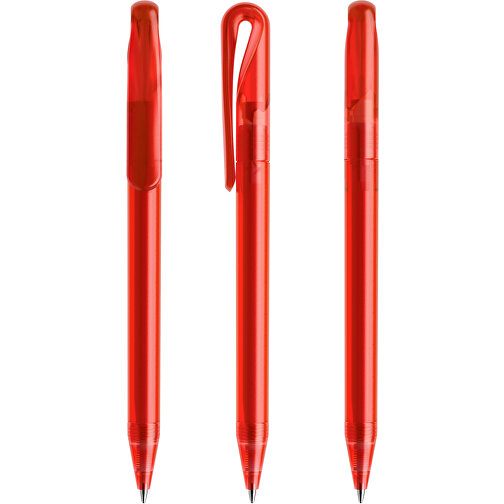 Prodir DS1 TFF Twist Kugelschreiber , Prodir, rot, Kunststoff, 14,10cm x 1,40cm (Länge x Breite), Bild 6