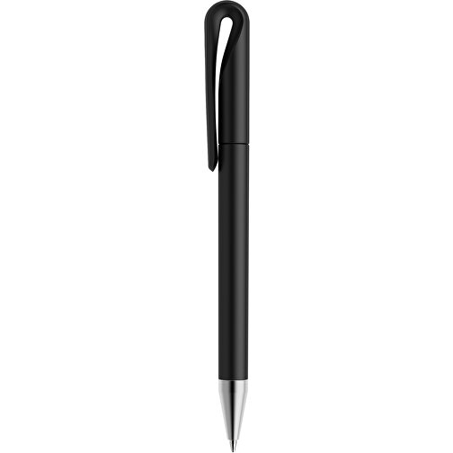 Prodir DS1 TMS Twist Kugelschreiber , Prodir, schwarz, Kunststoff/Metall, 14,10cm x 1,40cm (Länge x Breite), Bild 2