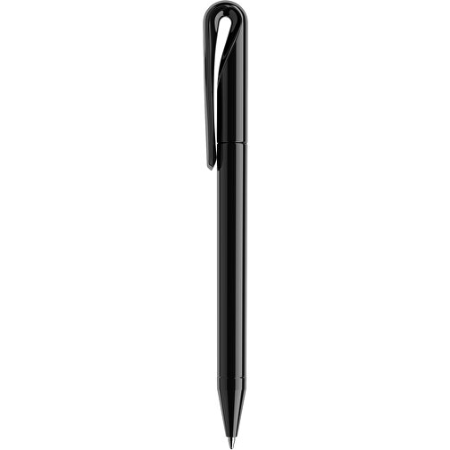 Prodir DS1 TPP Twist Kugelschreiber , Prodir, schwarz, Kunststoff, 14,10cm x 1,40cm (Länge x Breite), Bild 2