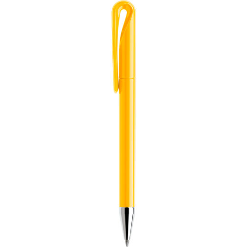 Prodir DS1 TPC Twist Kugelschreiber , Prodir, gelb, Kunststoff/Metall, 14,10cm x 1,40cm (Länge x Breite), Bild 2